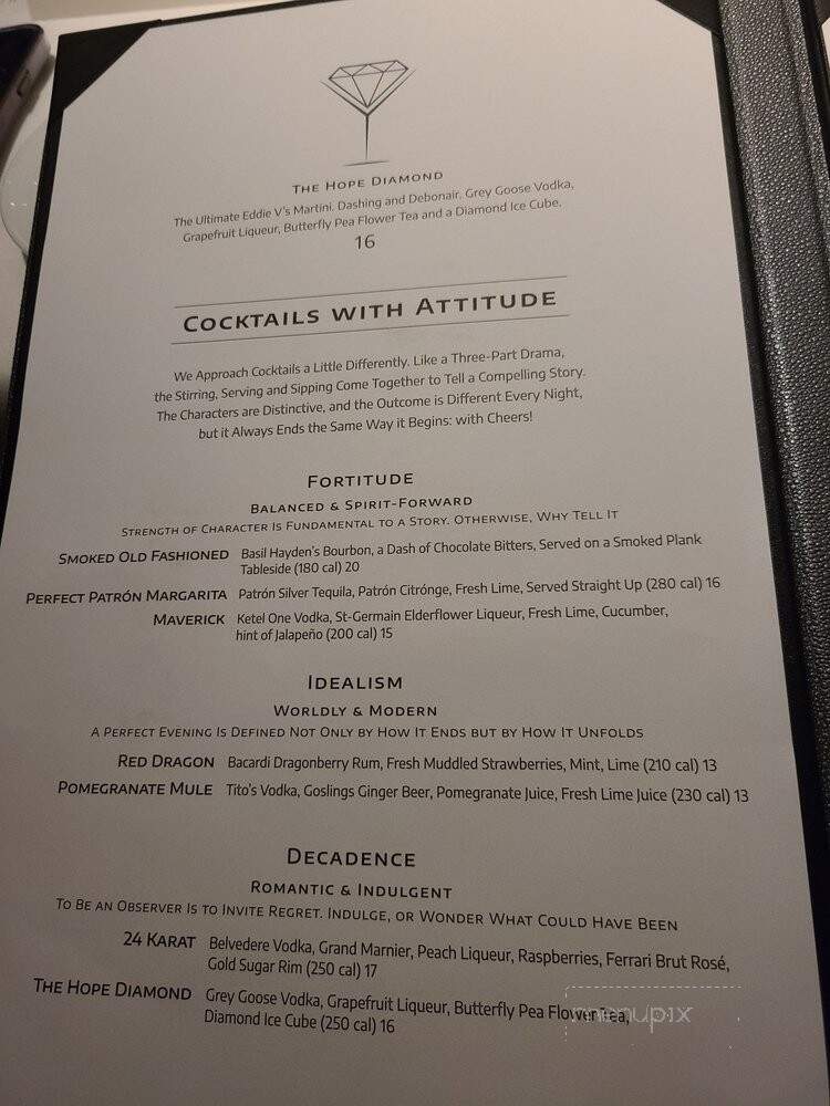 Eddie V's Prime Seafood - El Segundo, CA menu_pic