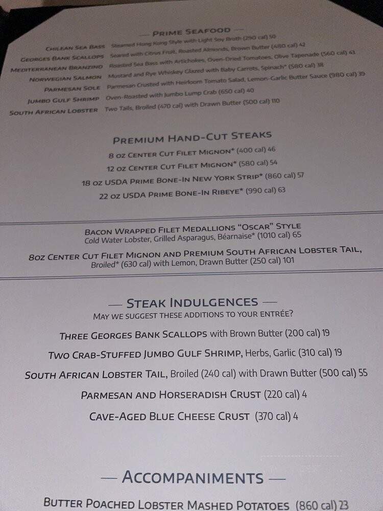 Eddie V's Prime Seafood - El Segundo, CA menu_pic