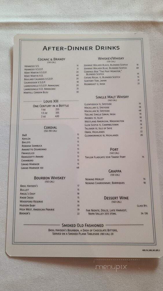 Eddie V's Prime Seafood - El Segundo, CA menu_pic