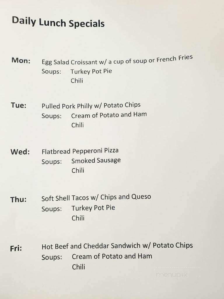 Maggie J's - Mapleton, MN menu_pic