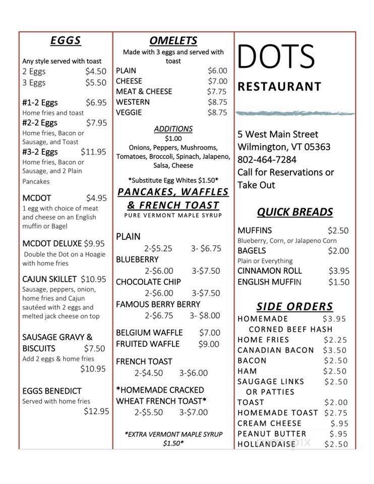 Dot's Restaurant - Wilmington, VT