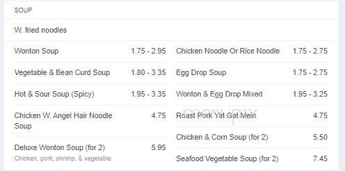 Golden Jade - Manahawkin, NJ menu_pic