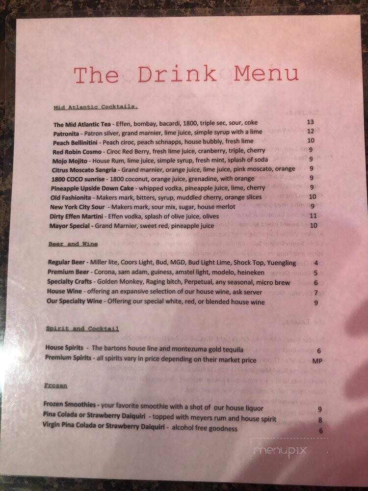 Mid Atlantic Seafood - Hyattsville, MD menu_pic
