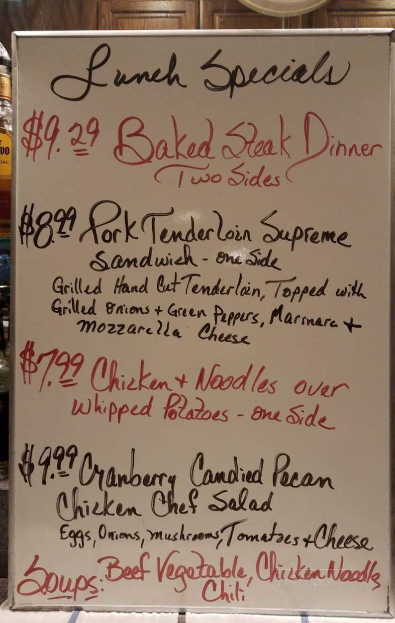 Henry's Restaurant - Ottawa, OH menu_pic