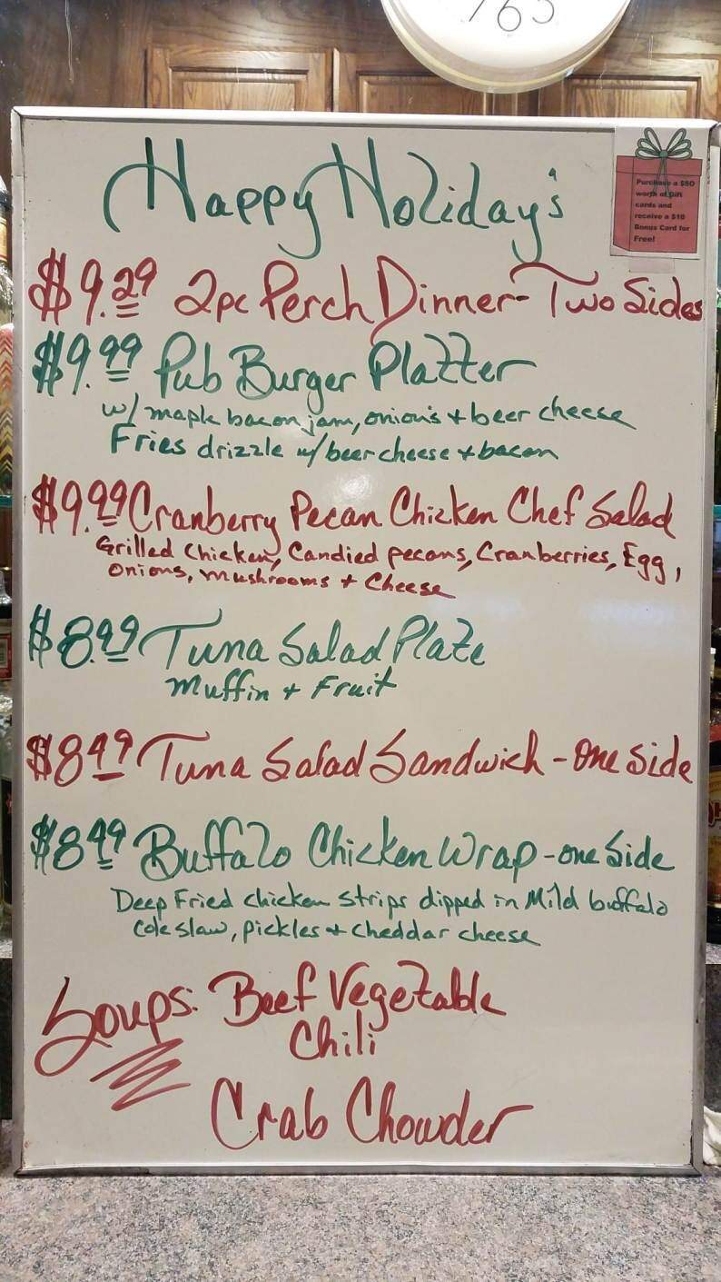Henry's Restaurant - Ottawa, OH menu_pic