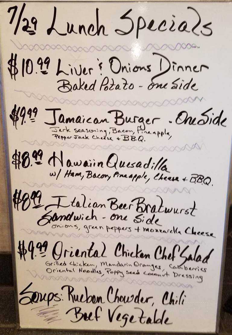 Henry's Restaurant - Ottawa, OH menu_pic
