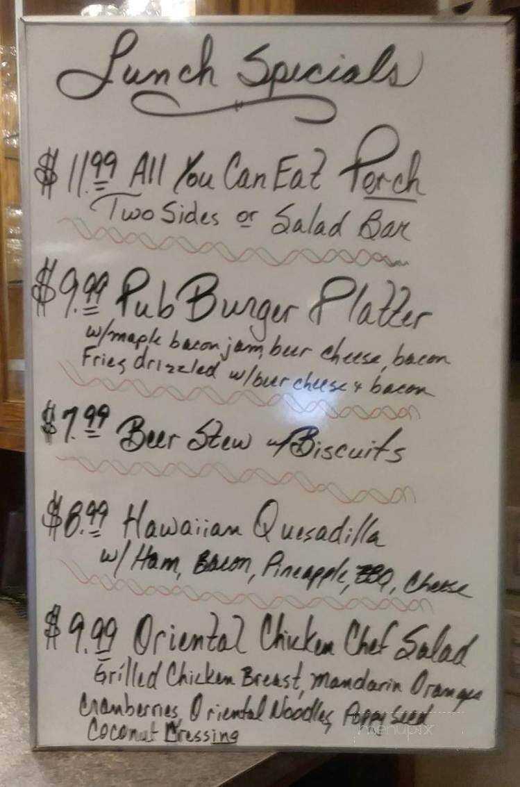 Henry's Restaurant - Ottawa, OH menu_pic
