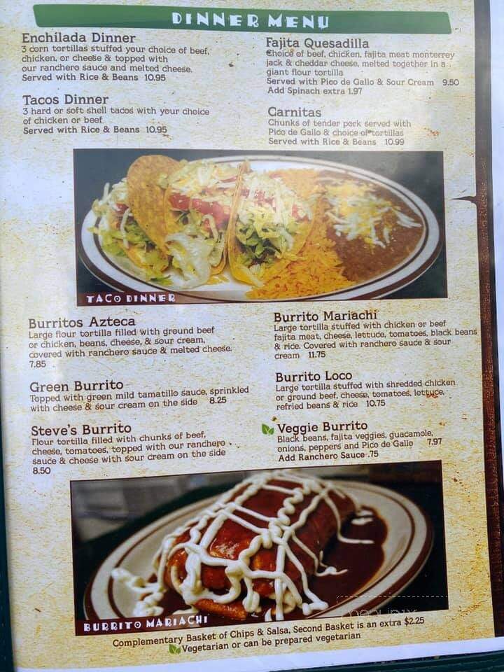 Dona Julia's Restaurant - Lakeland, FL menu_pic