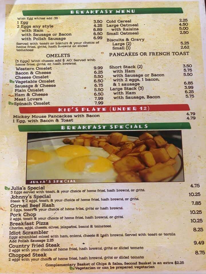 Dona Julia's Restaurant - Lakeland, FL menu_pic