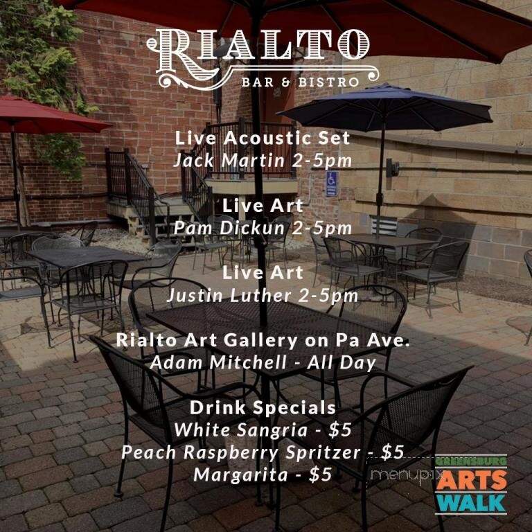 Rialto Cafe - Greensburg, PA