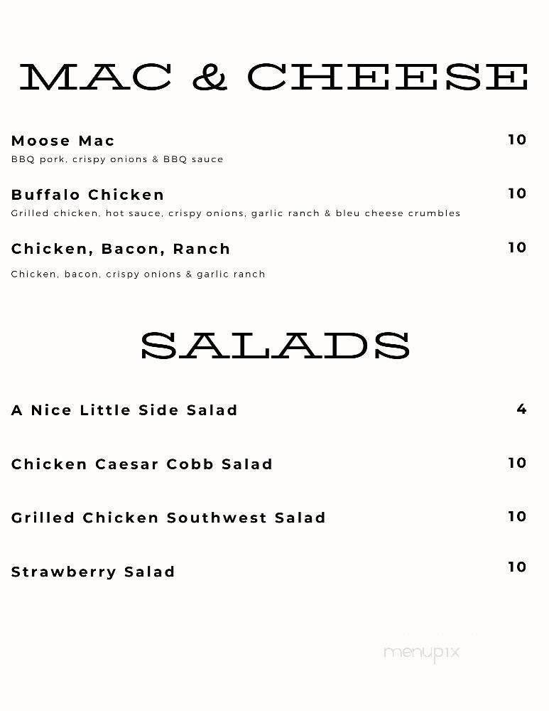Moose Inn - Wautoma, WI menu_pic