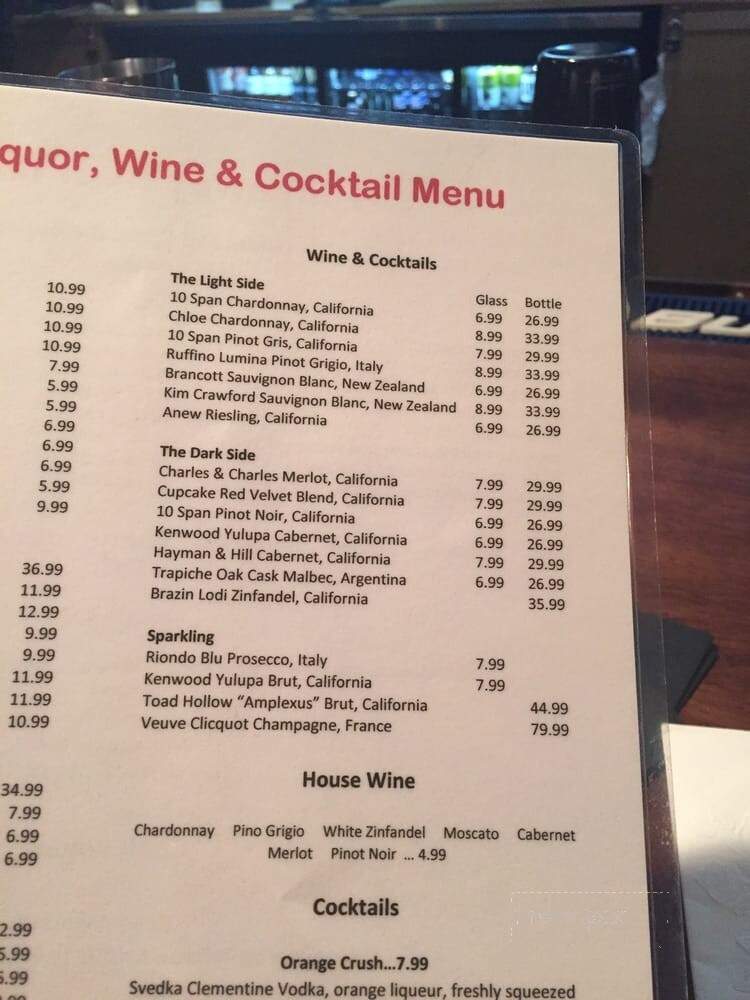 Jim's Hideaway - Odenton, MD menu_pic