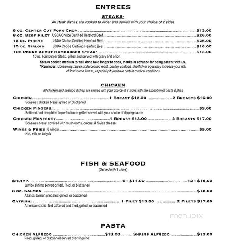 Jake's - Alexander City, AL menu_pic
