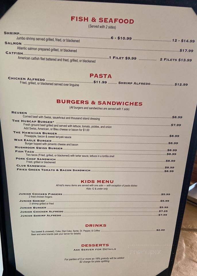 Jake's - Alexander City, AL menu_pic