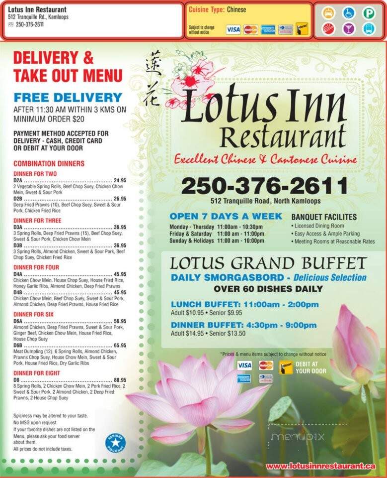 Lotus Inn Restaurant - Kamloops, BC