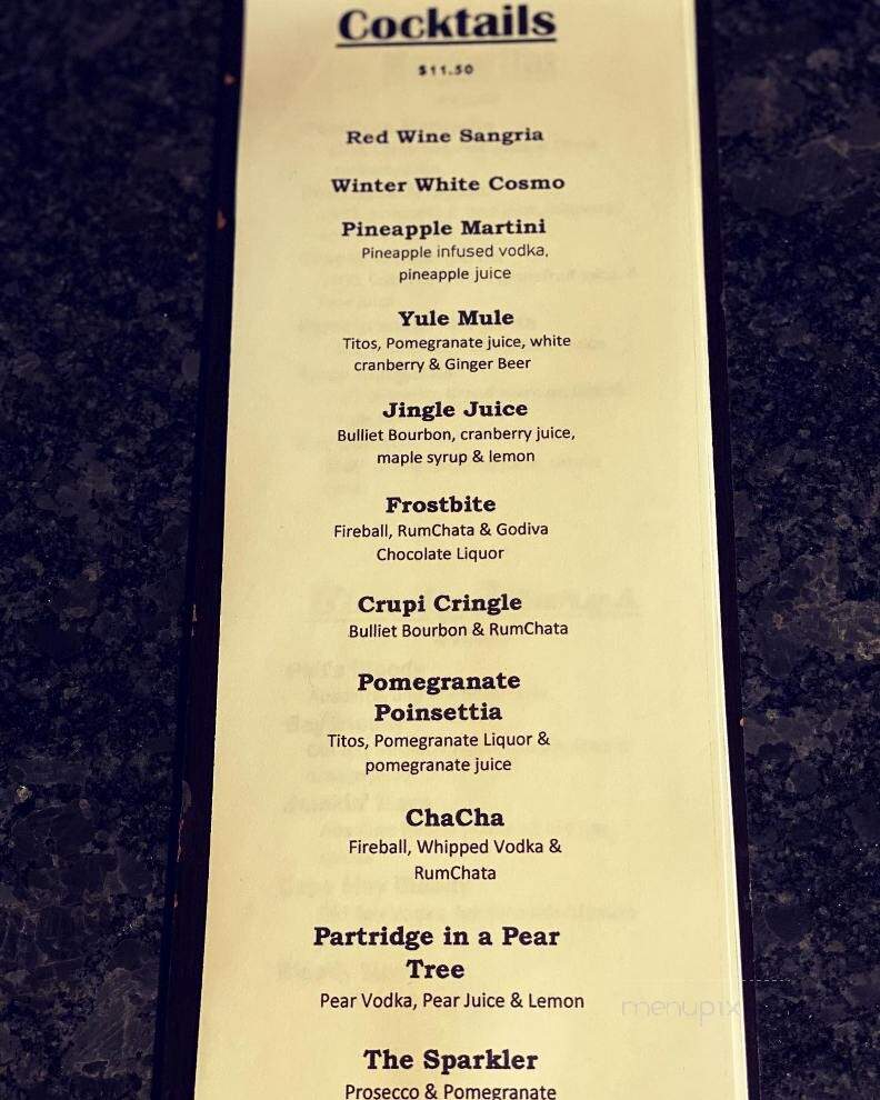 Phils Tavern - Ambler, PA menu_pic