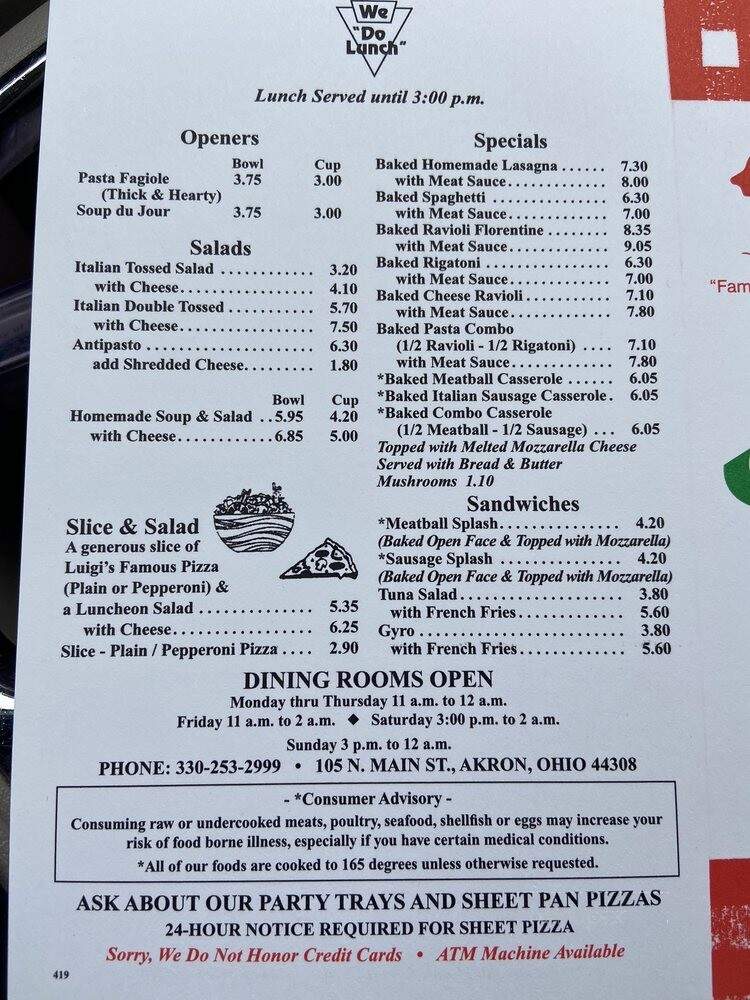 Luigi's Restaurant - Akron, OH