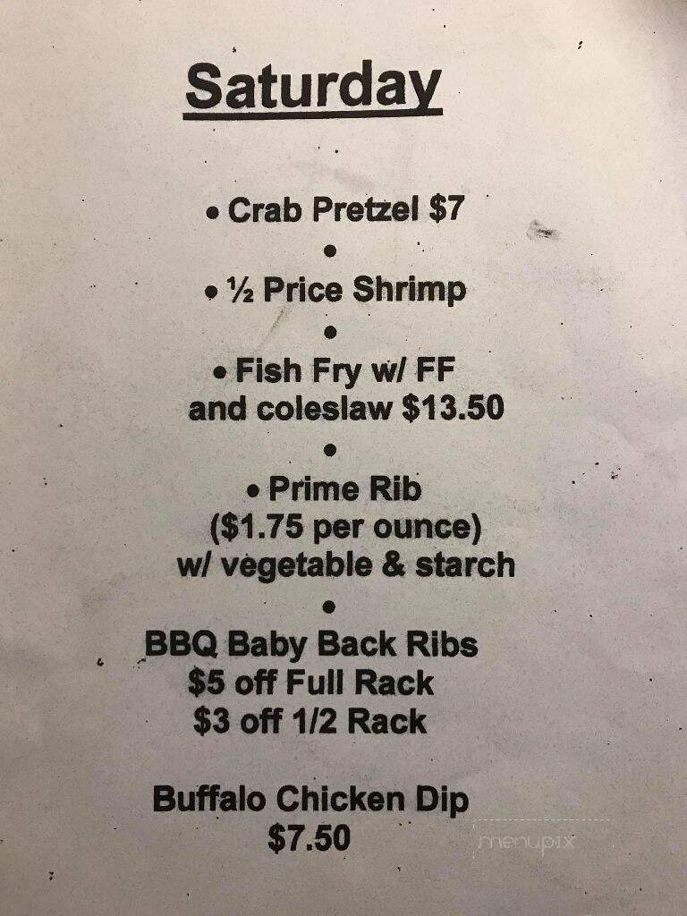 Buck's Restaurant - Rising Sun, MD menu_pic