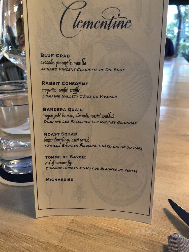 Clementine San Antonio - Castle Hills, TX menu_pic