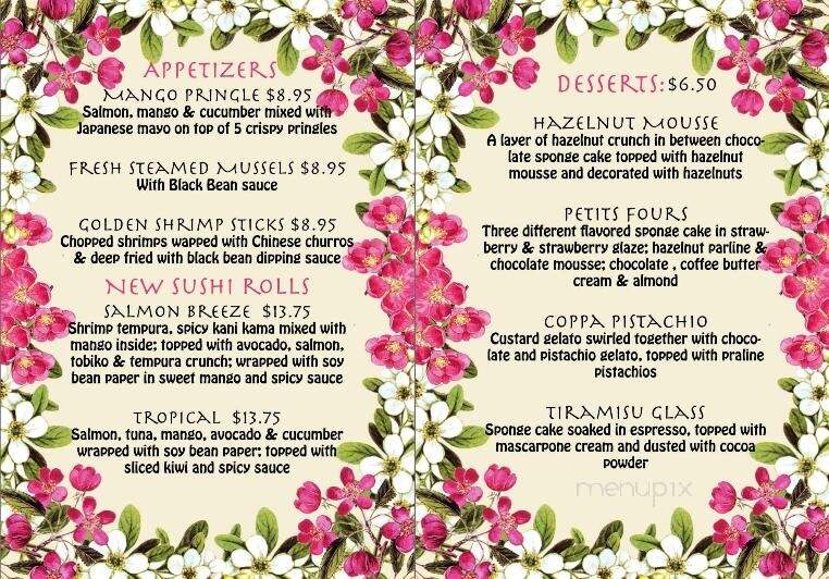 Asuka - West Chester, PA menu_pic