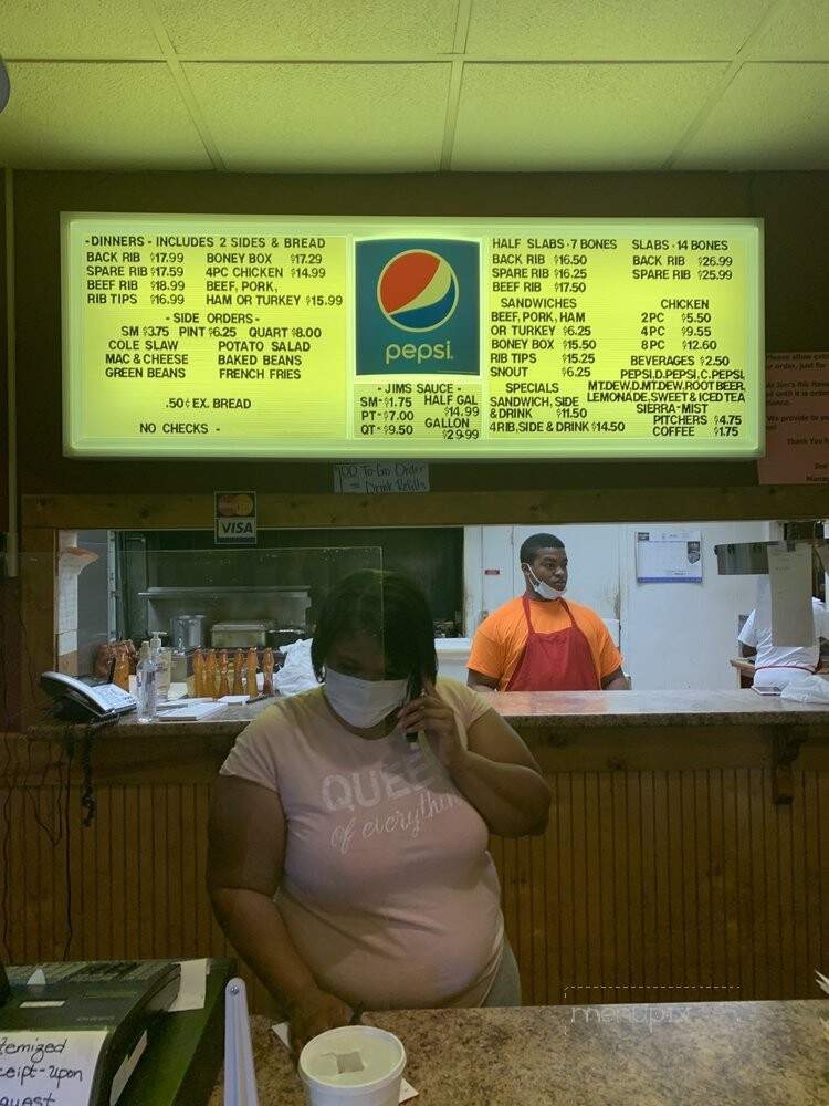 Jim's Rib Haven - Rock Island, IL menu_pic