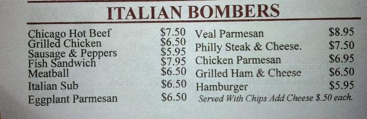 Guido's Italian Restaurant - Spring Hill, FL menu_pic