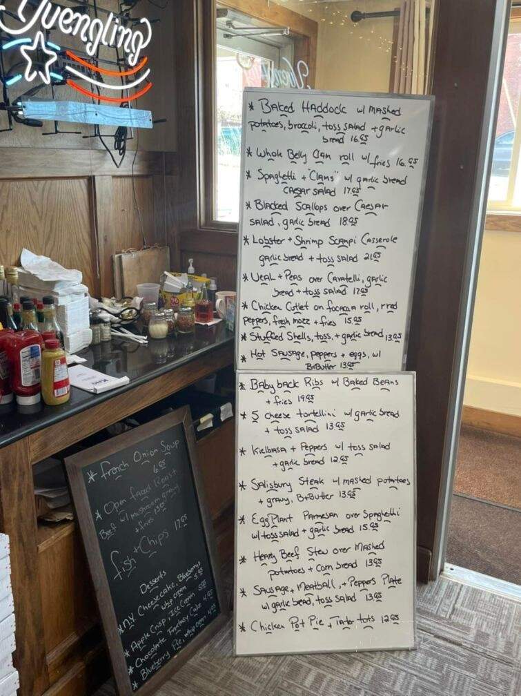 Hilltop Cafe - Westerly, RI menu_pic