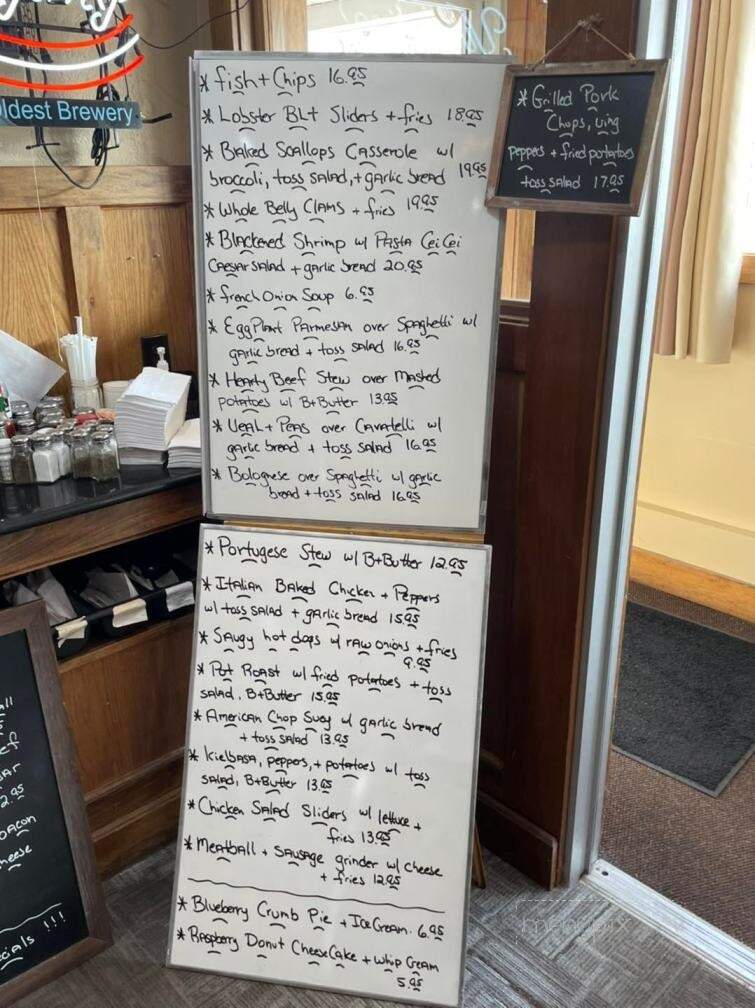 Hilltop Cafe - Westerly, RI menu_pic