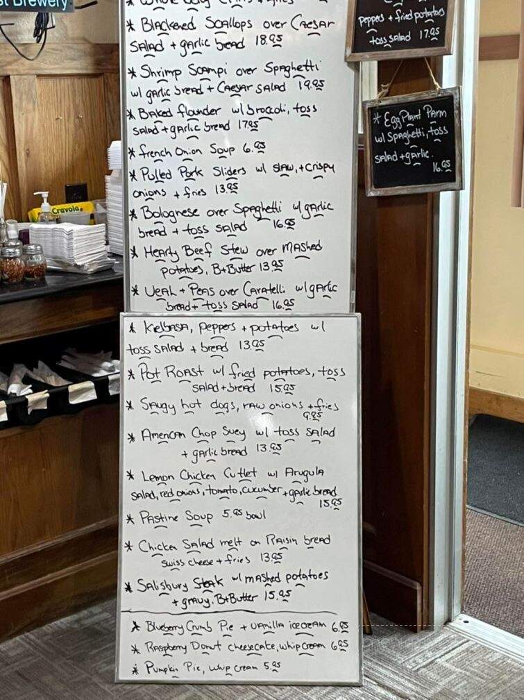 Hilltop Cafe - Westerly, RI menu_pic
