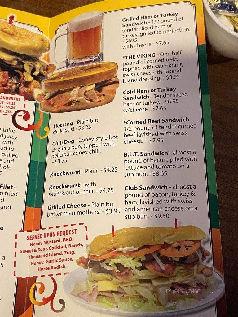 Lynwood Bar - Marysville, MI menu_pic