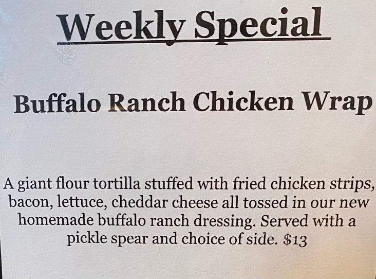 The Mill House - Greenwood, SC menu_pic