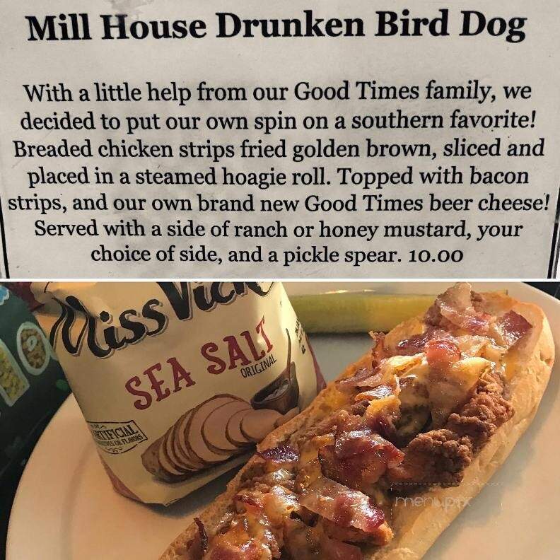 The Mill House - Greenwood, SC menu_pic