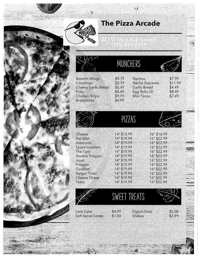 Pizza Arcade - Ellsworth, WI menu_pic