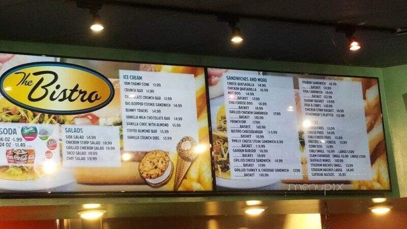 Sidewalk Bistro at Quinault Casino - Ocean Shores, WA menu_pic