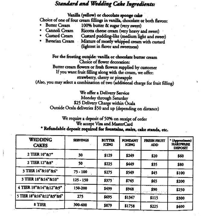 Magnolia Bakery & Catering Deli - Ocala, FL menu_pic