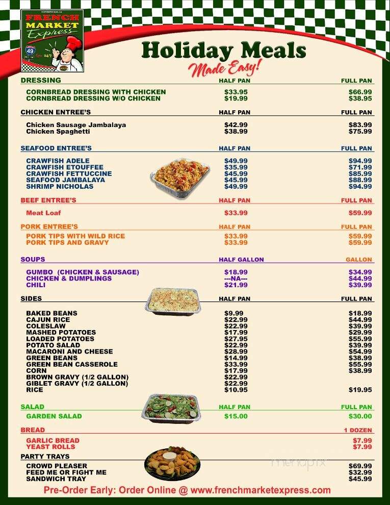 French Market Express - Natchitoches, LA menu_pic