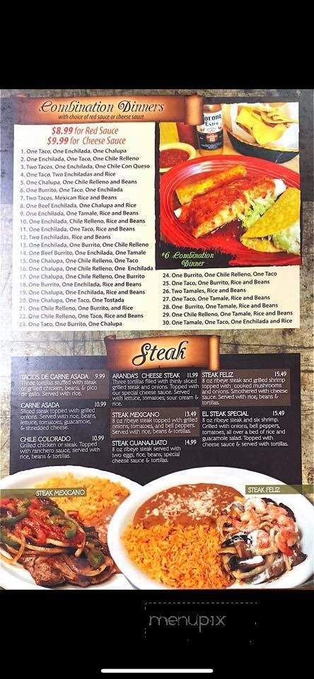 El Charro Mexican Restaurant - Lebanon, MO menu_pic