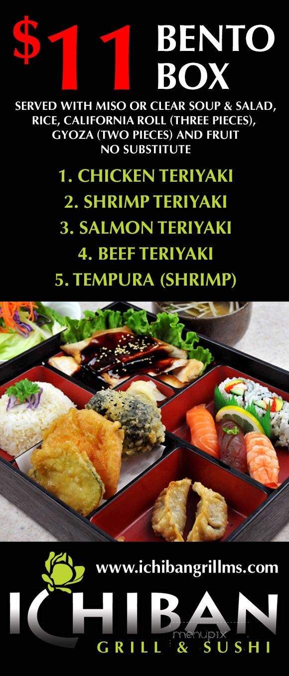 Ichiban Buffet Pearl - Pearl, MS menu_pic