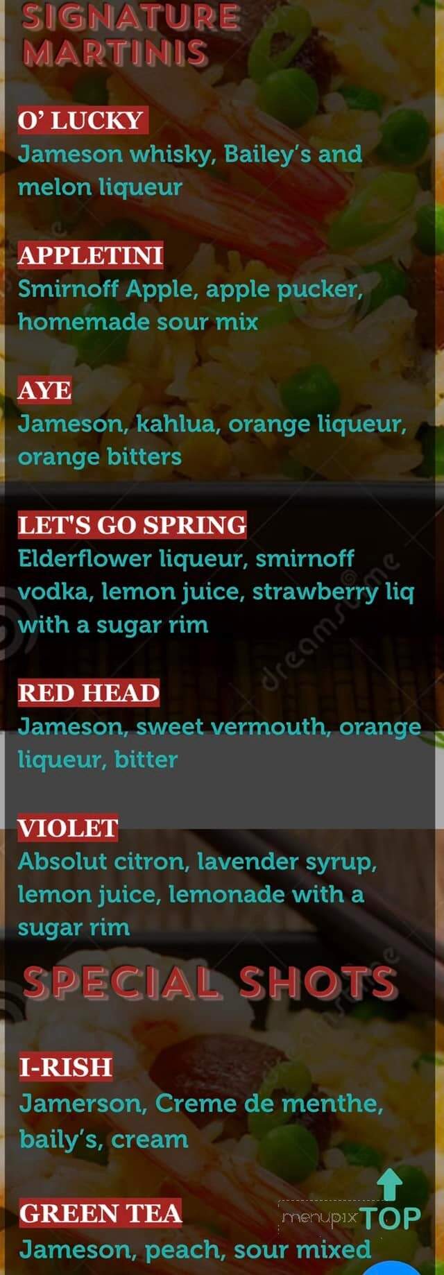 Meiji Asian Cuisine - North Oxford, MA menu_pic