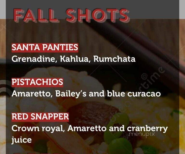 Meiji Asian Cuisine - North Oxford, MA menu_pic