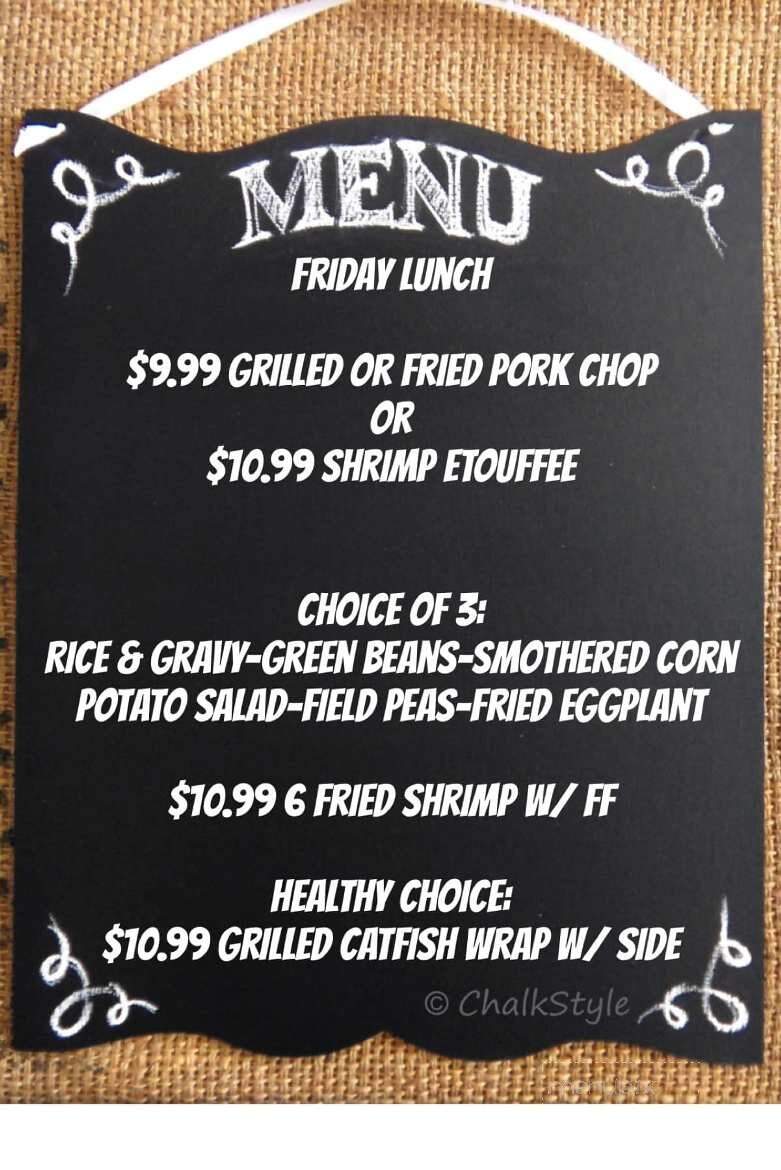 Nick's On 2nd St - Eunice, LA menu_pic