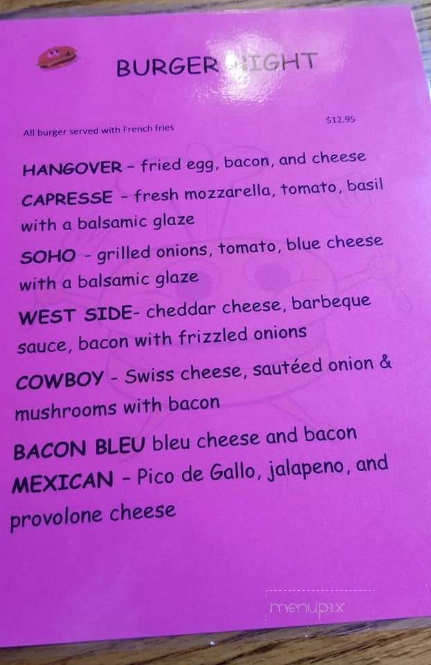 Amenia Steak House - Amenia, NY menu_pic
