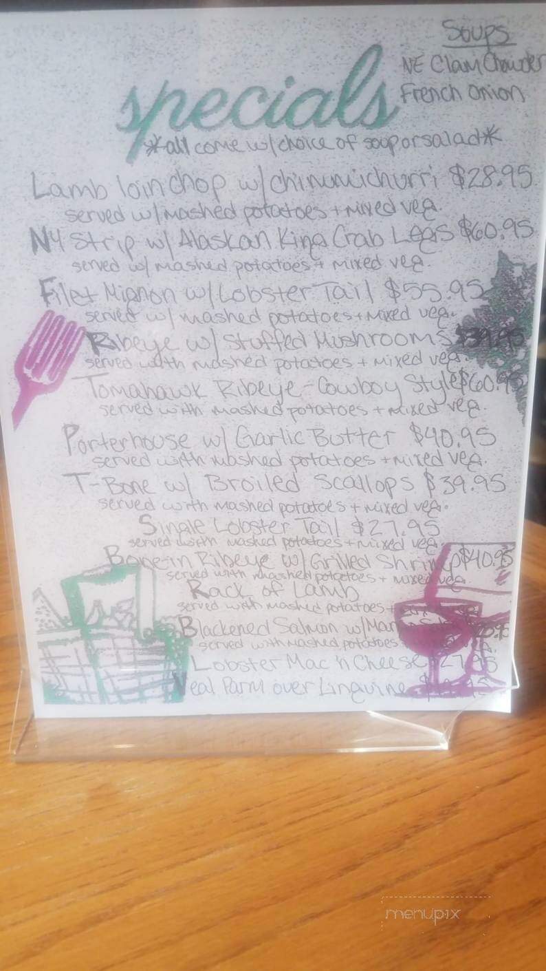 Amenia Steak House - Amenia, NY menu_pic