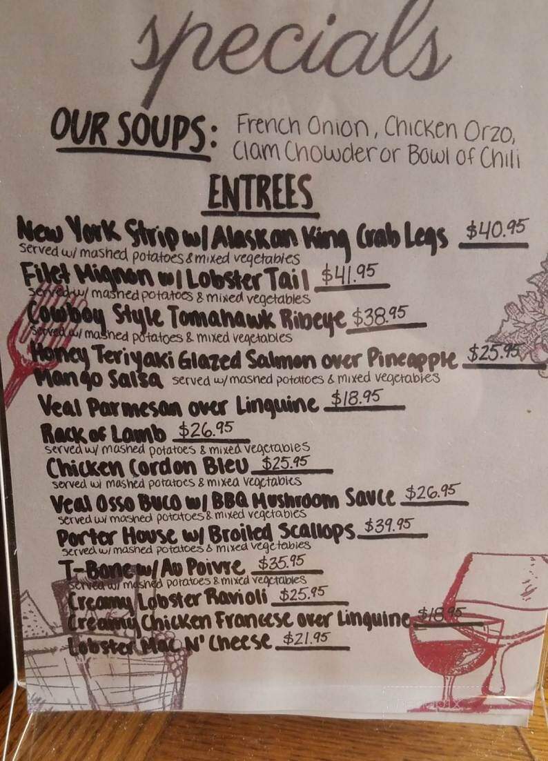 Amenia Steak House - Amenia, NY menu_pic