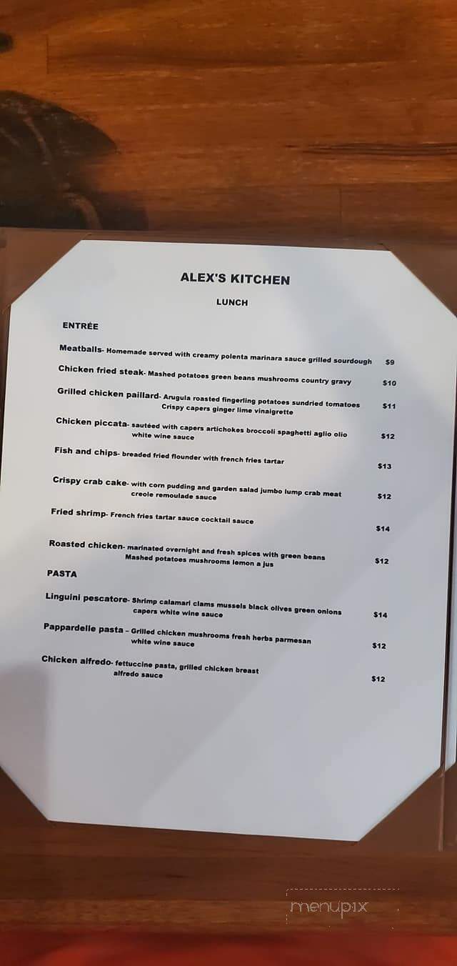 Alex's Kitchen - Missouri City, TX menu_pic