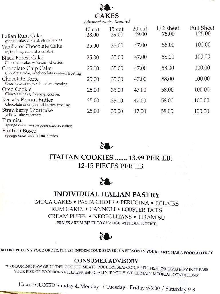 North End Deli - Plainville, MA menu_pic