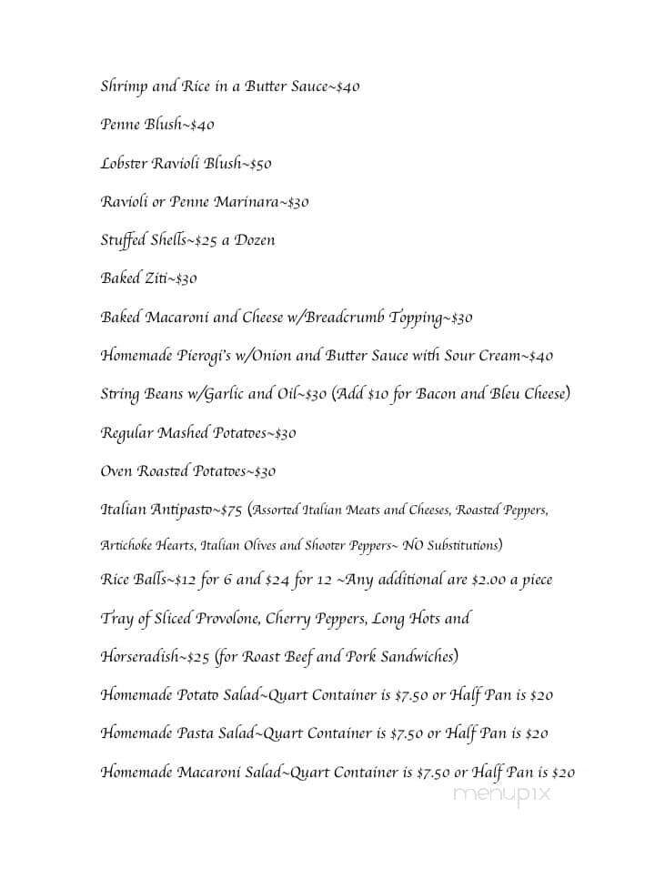 Waterfall Room - Philadelphia, PA menu_pic