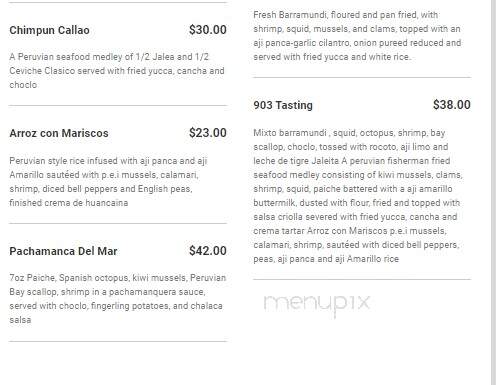 Los Andes Restaurant - Providence, RI menu_pic