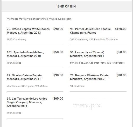 Los Andes Restaurant - Providence, RI menu_pic