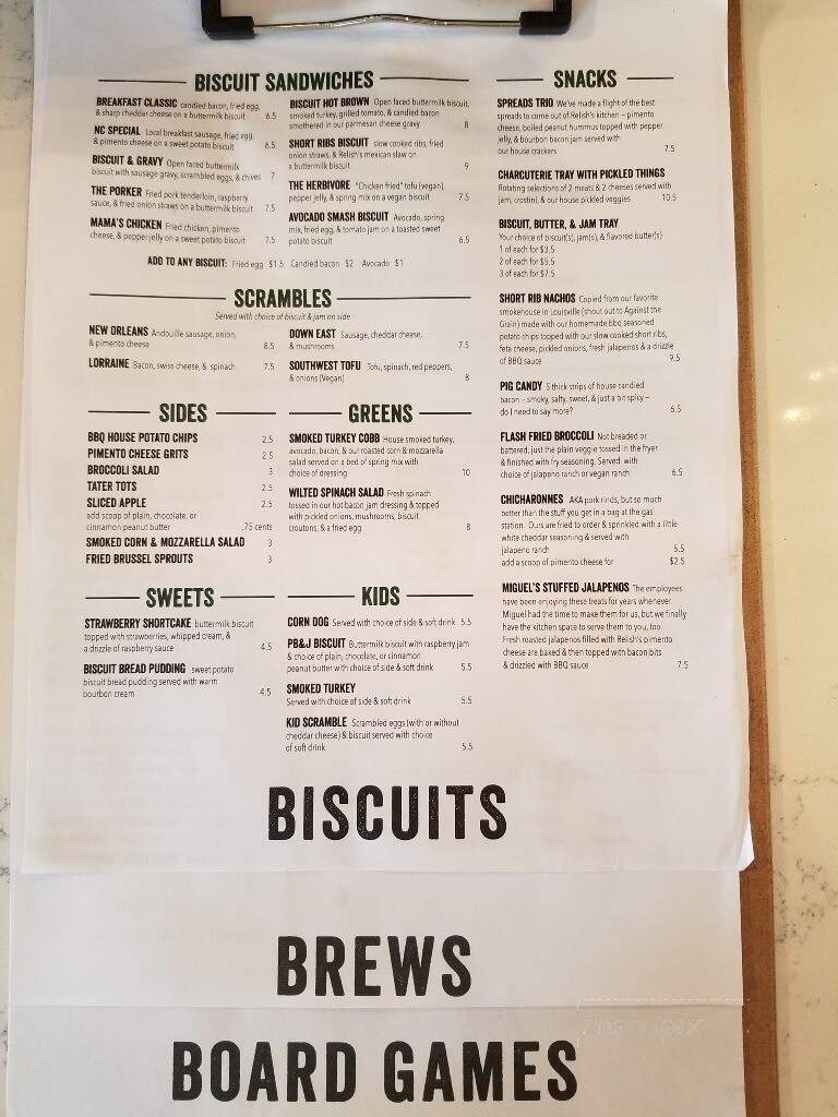 Relish Cafe Bar - Raleigh, NC menu_pic